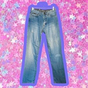 D&G vintage Y2K low rise jeans Sz 8 straight bootcut 2000s iconic designer 90s
